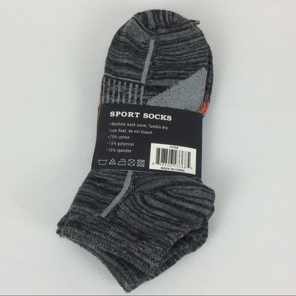 3 Pair Sole Trends Men's Low Cut Sport Socks - Picture 2 of 4